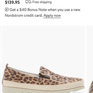 Flex Leopard loafer/sneakers, size 6 1/2. Lightly worn, maybe 3 times.